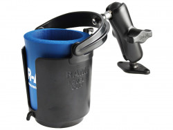 RAM 1" Ball Mount with Diamond Base, Level Cup™ Drink Holder & Koozie