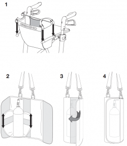 Gemino Options - Basket with Oxygen Holder 