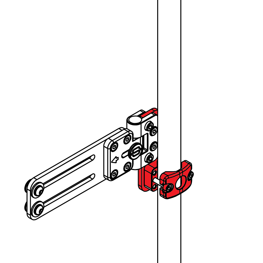 Spex Cane Mount Lateral Hardware