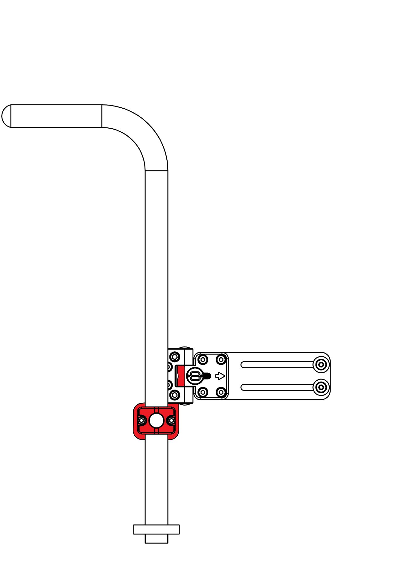Spex Cane Mount Lateral Hardware